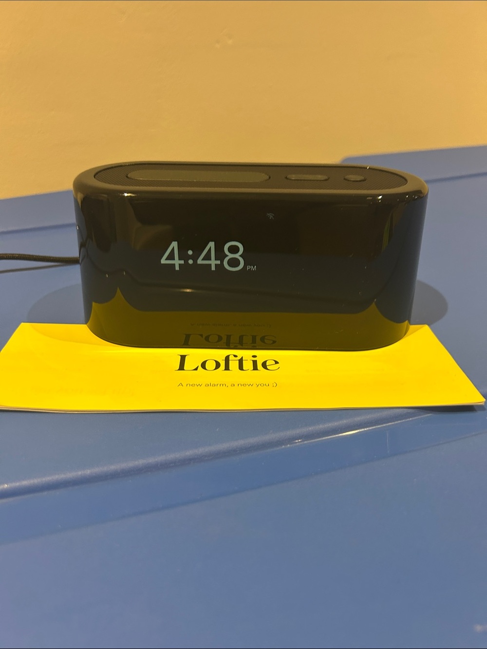 LOFTIE Black Digital Clock